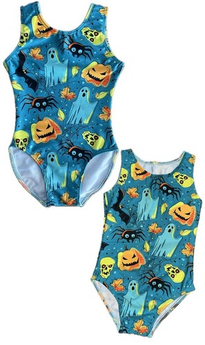 Ghostly halloween leotard - halloween,