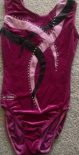 Milano pink velour - velour, leotard