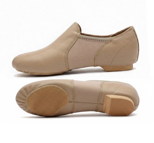 Slip jazz dance shoes - on,